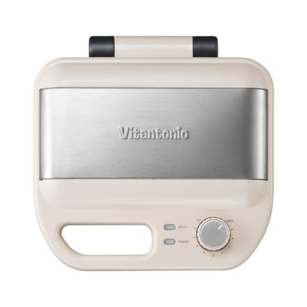 ビタントニオ ワッフル＆ホットサンドベーカー アイボリー VWHｰ600-I