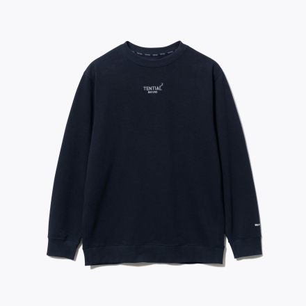 TENTIAL BAKUNE スウェット メンズ 上下セット(長袖クルーネックシャツ・ロングパンツ) ネイビー M