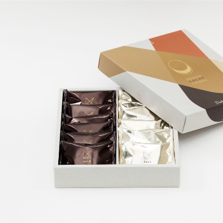 京都 「ｄari K」 カカオサンドクッキー12枚（ダーク・ミルク）