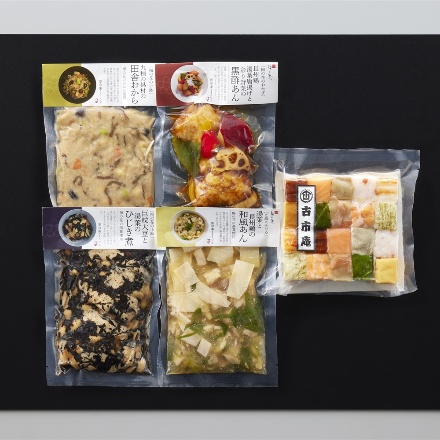 「梅の花」 なみはや寿司と和惣菜4種 4袋セット