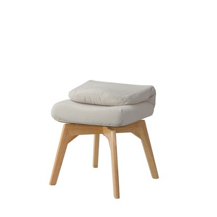 アイリスオーヤマ 折りたたみ回転チェア アイボリー OKCR-FA