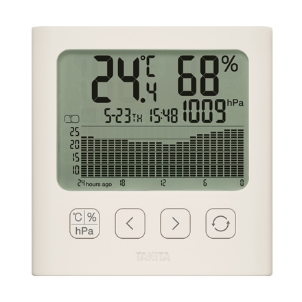 ＜タニタ＞グラフ付きデジタル温湿度計