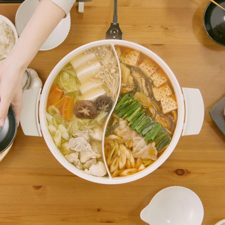 ＜NATUUL＞2食おやこ電気なべ　ながらパン