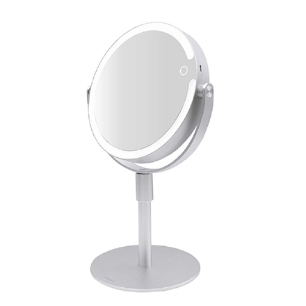 ＜VENUSiS＞ 卓上LEDミラー VML-4300-5X　シルバー（S）