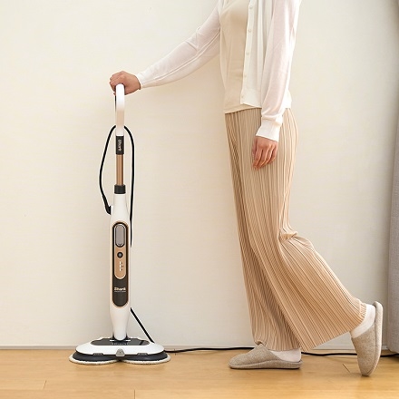Shark STEAM & SCRUB 回転スチームモップ S8201JWH