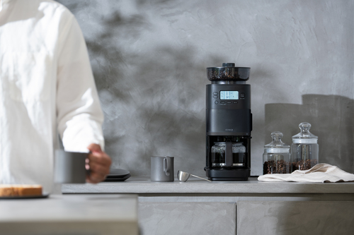 コーン式全自動コーヒーメーカー カフェばこPRO CM-6C271(K)