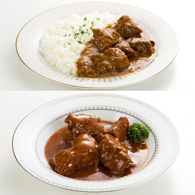 味の牛たん喜助 たっぷり牛たんカレー 中辛 ・シチューセット 計250g×4袋