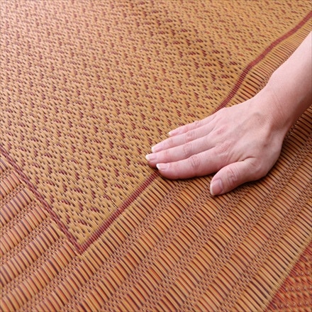 国産い草ラグ DXランクス 191×250cm ベージュ