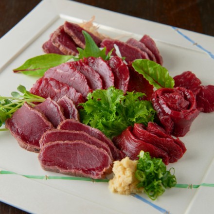 千興ファーム 馬刺し赤身タタキセット 160g