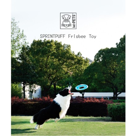 M-PETS SPRINTPUFF FRISBEEトイ PINK&GREEN