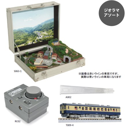 ロクハンZゲージ トランクジオラマアソート キハ52形100番代国鉄旧標準色