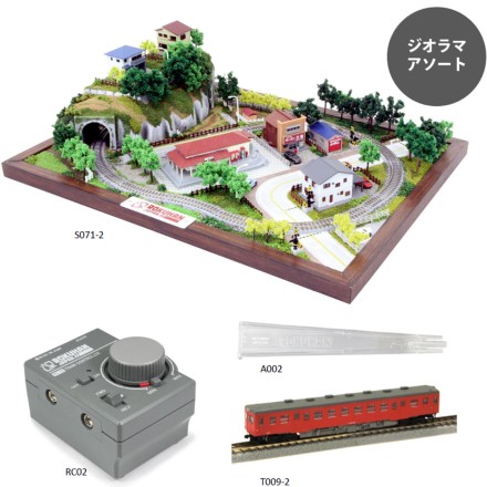 ロクハンZゲージ 壁掛けジオラマアソート キハ52形100番代首都圏色