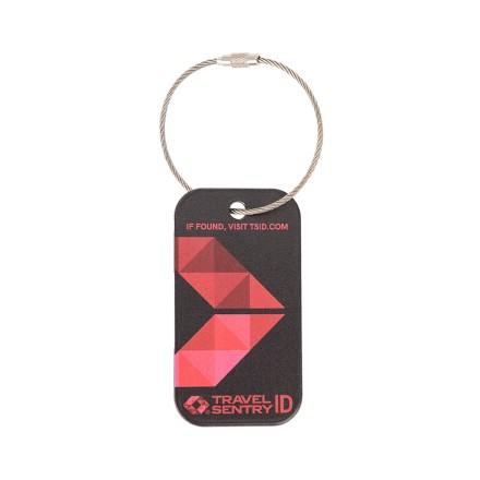 荷物紛失時に便利 TRAVEL SENTRY TSID 荷物タグ ブラック