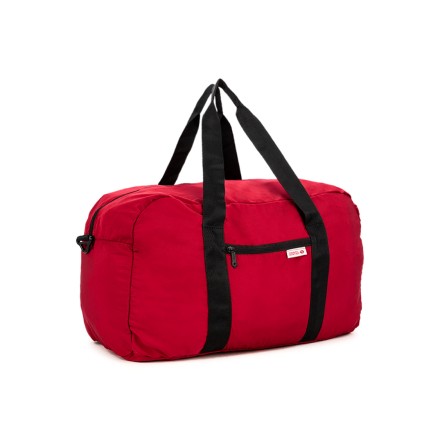 旅先の予備バッグ TRAVEL SENTRY 折りたたみ式ウィークエンダー ボストンバッグ ブラック