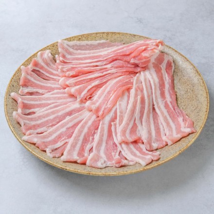 細川農興 十豚 バラ 計1kg　2～3mmスライス