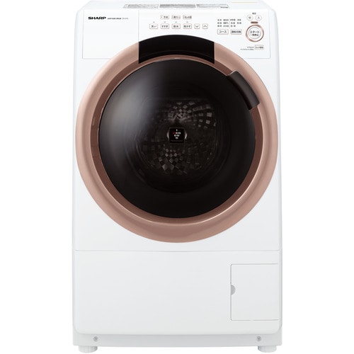 シャープ ドラム式洗濯乾燥機 洗濯7kg・乾燥3.5kg 左開き ESS7G-WL ホワイト系 ※他色あり