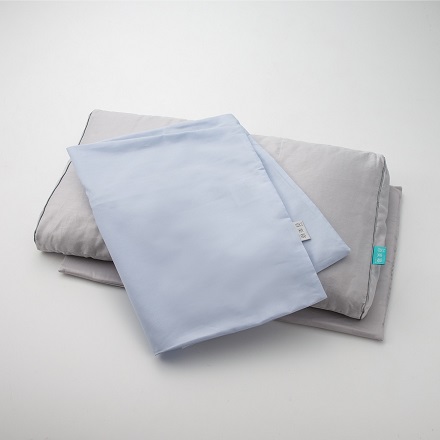 西川 医師がすすめる健康枕 もっと首楽寝専用ピローケース 62×38cm グレー
