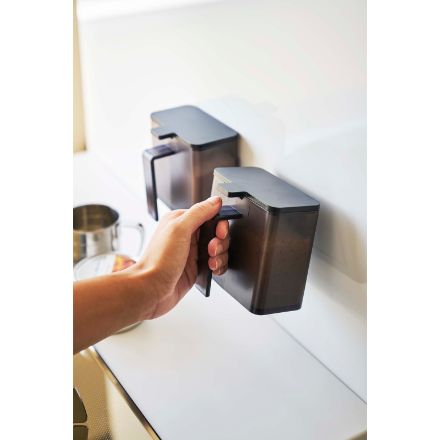 tower マグネット調味料ストッカー タワー ブラック