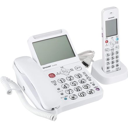 SHARP シャープ 電話機 コードレス 子機1台付き 詐欺対策機能 見守り機能搭載 JD-AT90CL