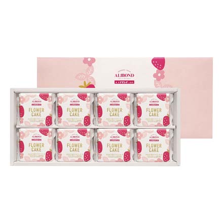 母の日 2026 母の日 あまおう苺のフラワーケーキ 8個入 1851-224