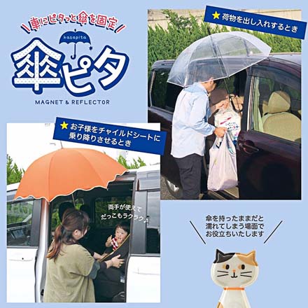 傘ピタ てるてるウサギ