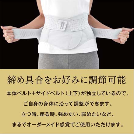 コルセット お医者さんのプレミアムワイドコルセット S-M