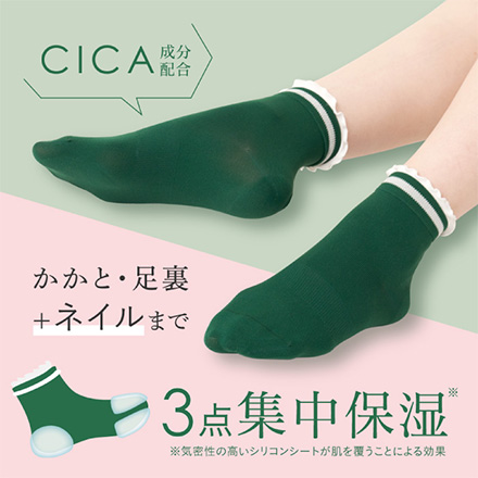 CICA 足裏保湿ソックス アルファックス