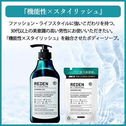 リデン ボディソープ マリンムスクの香り 本体500ml