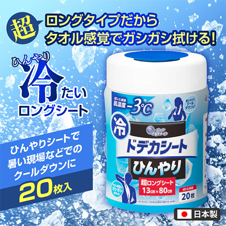 ボディシート 汗拭きシート つめかえ用 18枚 エリエール ドデカシート 超ロング ボトル FDC