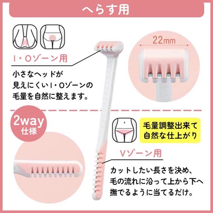 デリケートゾーン すきカミソリ ピアニィ VIO へらす用