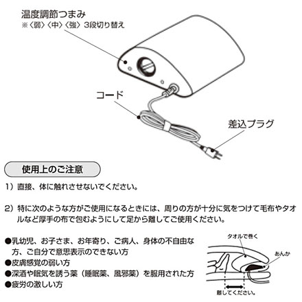 テクノス 山形タイプ 電気あんか EA723M