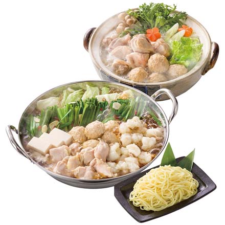 お歳暮 2025 博多華味鳥 水たき・もつ鍋セット 9815-034