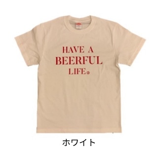 横浜ビール YOKOHAMABEER メッセージロゴTシャツ ホワイト Mサイズ ※他色・他サイズあり