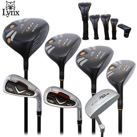 クラブセットのみ リンクス ブラックキャット NEW RG クラブセット 13本組 (1W,3W,5W,UT22,I5-I9,P,A,S,PT) カーボン キャディバッグ無し BLACK CAT シニア SR