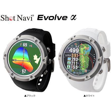 ショットナビ Evolve α GPSナビ ブラック,ホワイト ブラック