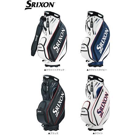 ダンロップ スリクソン GGC-S205 カート キャディバッグ ゴルフバッグ DUNLOP SRIXON ホワイト×ブラック