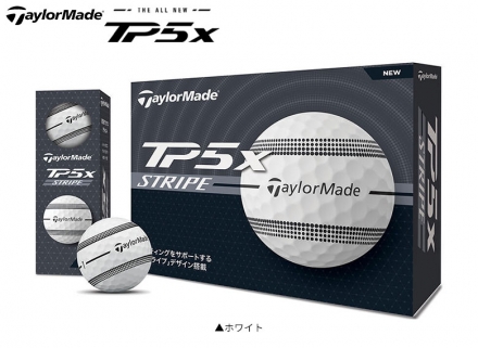 3ダース販売テーラーメイド NEW TP5x ストライプ ゴルフボール ホワイト