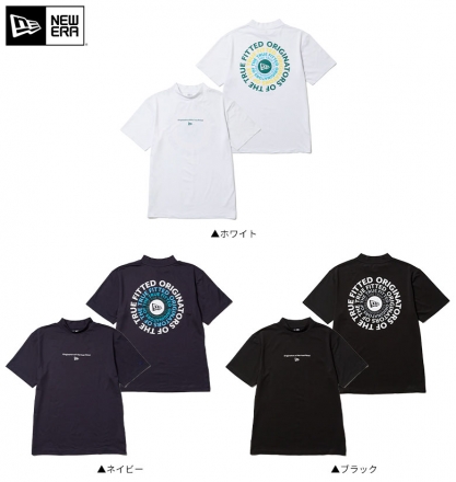 ニューエラ ミッドネック 鹿の子 Circle OOTTF 14391497 14391498 14391499 半袖 シャツ ホワイト/XL