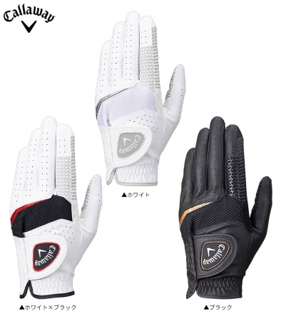 左手用キャロウェイ ゴルフ ハイパー グリップ ゴルフグローブ ホワイト/25cm