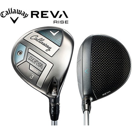 レディースキャロウェイ REVA RISE フェアウェイウッド ELDIO40 for Callaway カーボンシャフト 5FW/21度/L