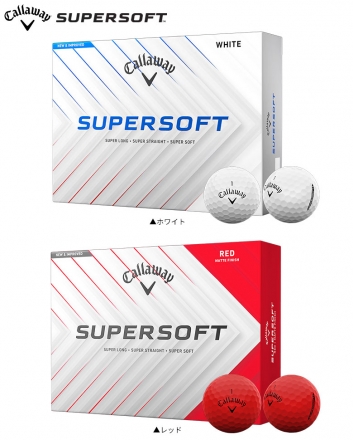 2ダース販売キャロウェイ SUPER SOFT ゴルフボール ホワイト