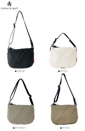 ラヘラ ゴルフ T-33 ビッグジッパー2 ネオ ラウンドバッグ ホワイト