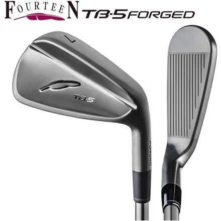 フォーティーン TB-5('25) FORGED ダイヤモンドブラックサテン仕上げ アイアン単品 FS90iBK スチールシャフト #5/R