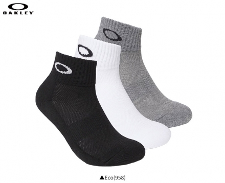 オークリー 93238JP 3P ソックス Eco(958) 靴下 25-27cm