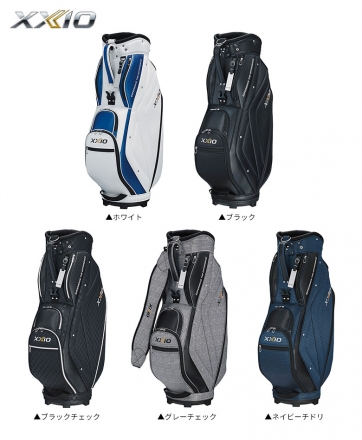 ダンロップ ゴルフ ゼクシオ 超軽量 GGC-X164 カート キャディバッグ ホワイト