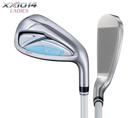 レディースダンロップ ゼクシオ14 アイアンセット 5本組(7-P,S) ゼクシオ MP1400L カーボンシャフト ブルー A