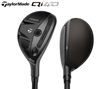 レフティー/左用テーラーメイド Qi4D レスキュー ユーティリティー REAX 75 カーボンシャフト #4/22度/S
