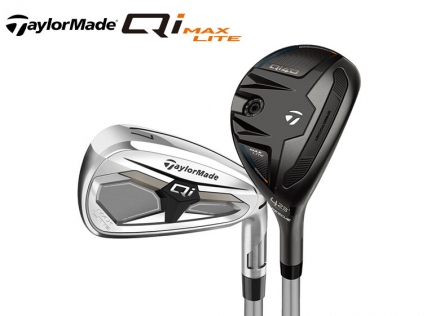 テーラーメイド Qi MAX LITE コンボセット 6本組(6H,7-P,A) REAX 45 カーボンシャフト R