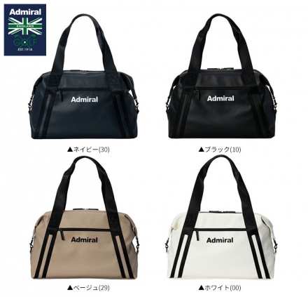 アドミラル ADMZ6AB3 シボ合皮 ボストンバッグ ネイビー(30)