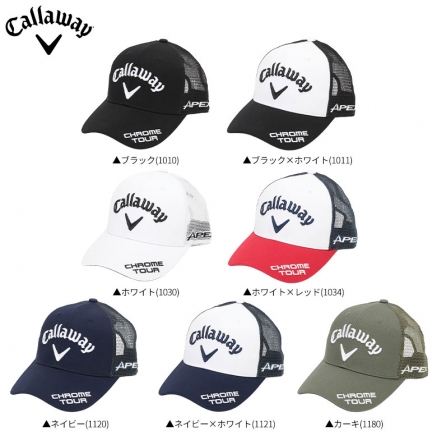 キャロウェイゴルフ C26990102 ツアー メッシュ キャップ ブラック(1010)